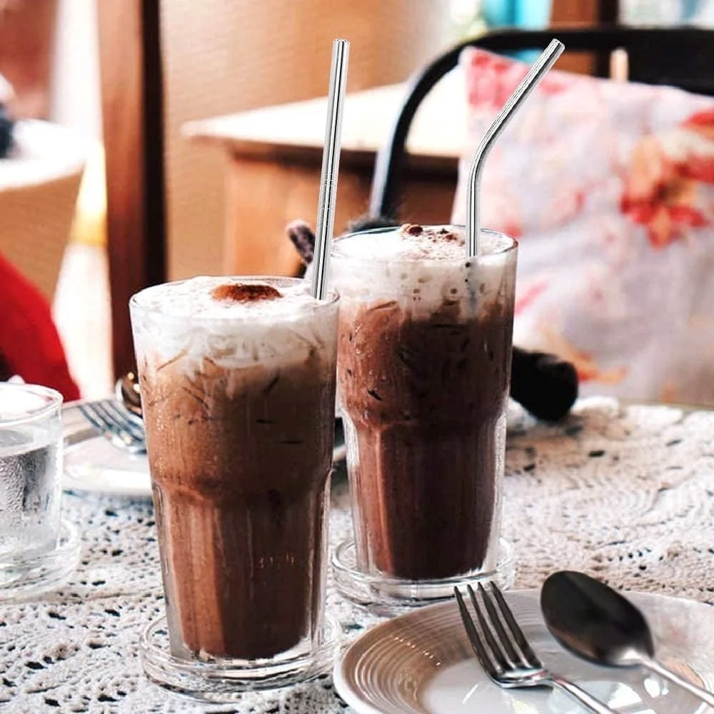 100Pcs Stainless Steel Straw D - Reusable Straw review and price