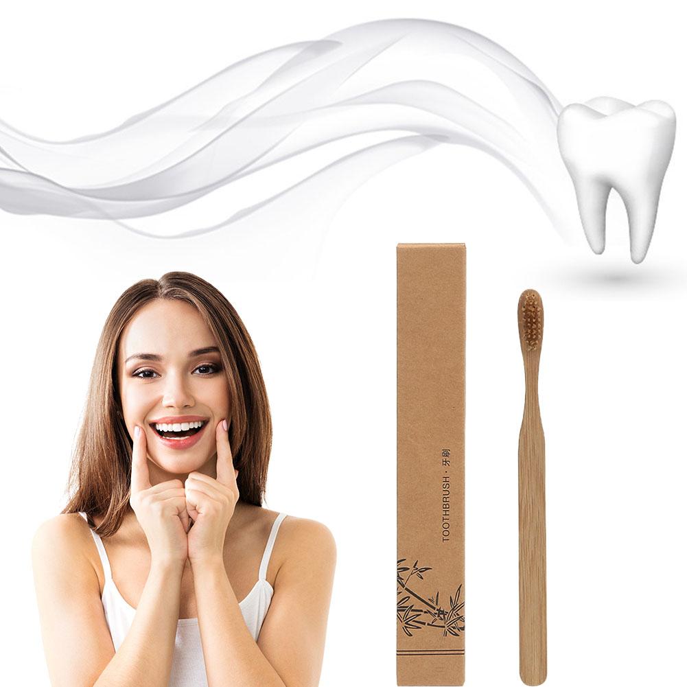 1-100Pcs Biodegradable Eco-Fri - Bamboo Toothbrush review and price