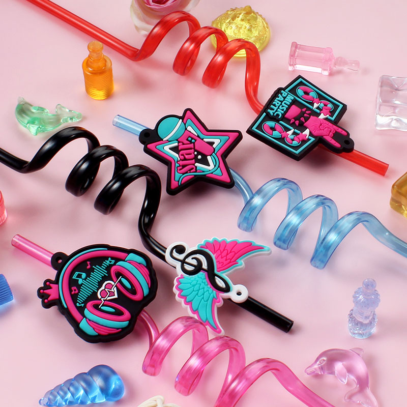 6-pack of music-themed straws, - Reusable Straw review and price